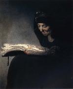 Portrait of Rembrandt-s Mother Rembrandt